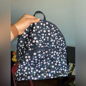 Kate Spade Karissa Fleurette Toss Large Backpack Blue Multi Flower